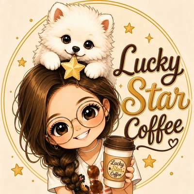 Lucky Star Coffee postage stamp